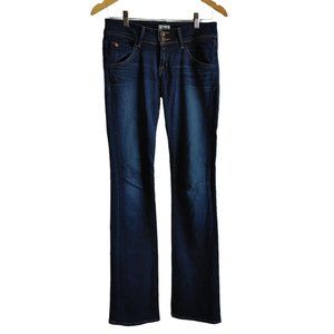 HUDSON dark wash soft denim boot cut jeans